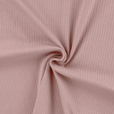 Rippjersey Uni Baumwolle 5 mm | Baumwolljersey | Elastischer Rib Stoff | Bekleidung Kinder Baby Damen Nähen Breite Rippen Ribjersey