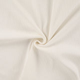 Rippjersey Uni Baumwolle 5 mm | Baumwolljersey | Elastischer Rib Stoff | Bekleidung Kinder Baby Damen Nähen Breite Rippen Ribjersey