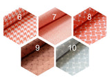 19,50 Euro/m Bio Jacquard Stoffonkel GOTS mit Muster Meterware