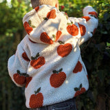 Teddystoff Birnen - Früchten Birne Apfel Früchte Retro Cool