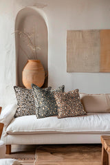 Canvas Leo - fester Baumwollstoff mit Leopardenmuster 100 % Baumwolle