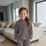 Frotteestoff elastisch mit Leopardenmuster Leo Baumwollfrottee Frottee Handtuchstoff Handtuch Frottee-Jersey