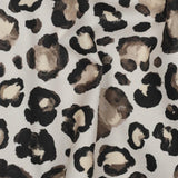 Canvas Leo - fester Baumwollstoff mit Leopardenmuster 100 % Baumwolle