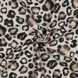 Canvas Leo - fester Baumwollstoff mit Leopardenmuster 100 % Baumwolle
