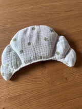 Croissant Augenkissen mit Lavendel & Rapssamen | Wärmekissen | Entspannung | Yoga | Handmade | Wellness Geschenk